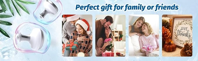 2 Pack Ice Roller for Face and Eyes, Facial Roller Device for Women, Ice Wand for Different Skin-Velvo Beauty