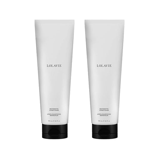 LolaVie Restorative Conditioner - 8.5 oz, 2 Pack - Hydrates, Strengthens & Fights Frizz for 12x Softer, Smoother Hair - Color Safe - All Hair Types-Velvo Beauty
