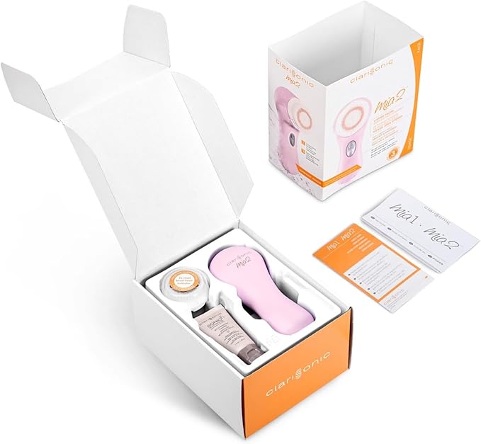 Clarisonic Mia 2, Sonic Facial Cleansing Brush System, Pink-Velvo Beauty