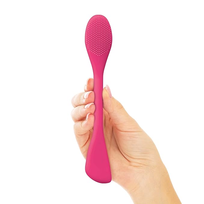 Facial Skin Scrubber Set – Removes Dirt, Opens Pores, Exfoliates Skin, Wall Suction Back-Velvo Beauty