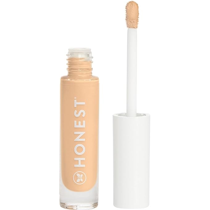 Honest Beauty Fresh Flex Concealer with Niacinamide + Vitamin E + Hyaluronic Acid | Vegan + Cruelty free | Sand, 0.17 fl oz-Velvo Beauty