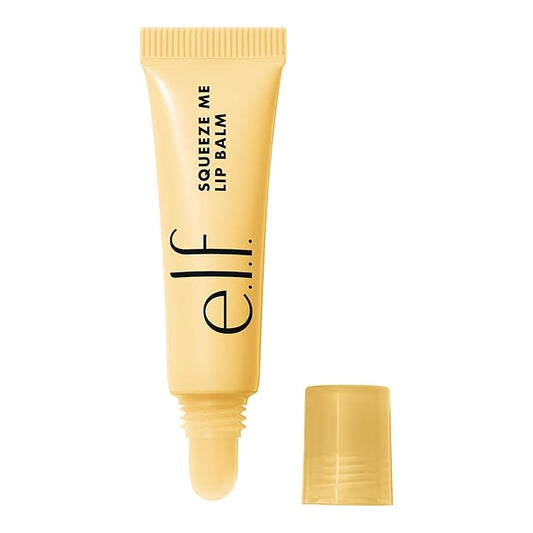 e.l.f. Squeeze Me Lip Balm, Moisturizing Lip Balm For A Sheer Tint Of Color, Infused With Hyaluronic Acid, Vegan & Cruelty-free, Vanilla Frosting-Velvo Beauty