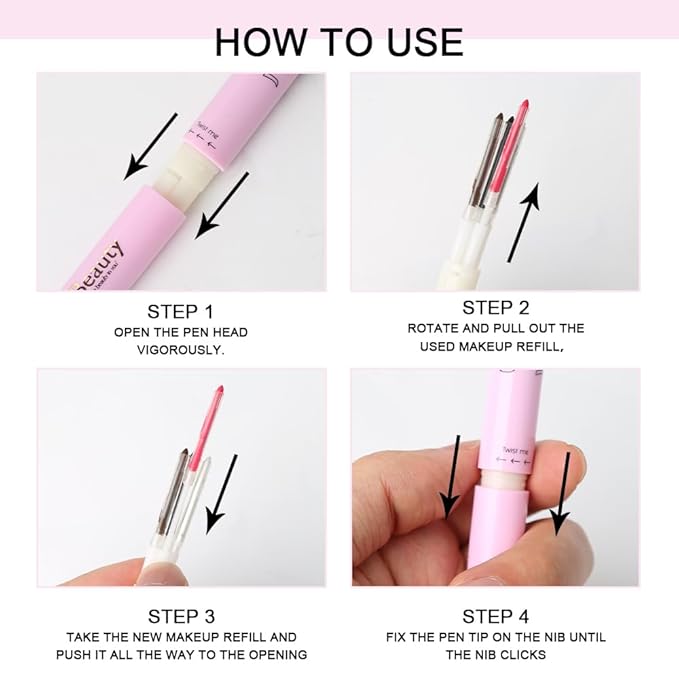 4 in 1 Makeup Pen refill Nude-Velvo Beauty