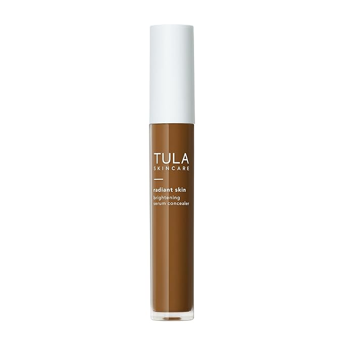TULA Skin Care Radiant Skin Brightening Serum Concealer - Conceals Dark Circles & Discoloration, Longwearing & Crease-Resistant, Brightens the Appearance of Skin Over Time, Shade 175, 0.18 fl oz.-Velvo Beauty