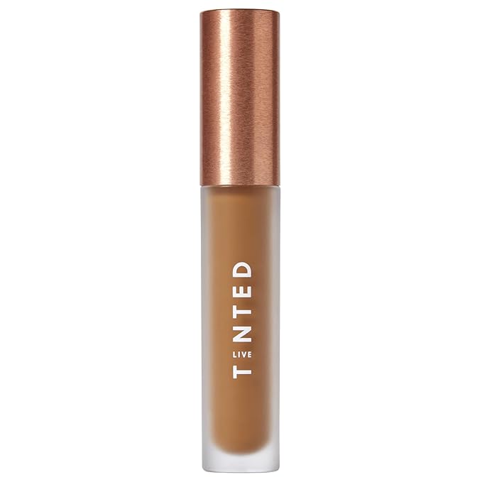 Live Tinted Hueskin Serum Concealer - Medium-to-Full Coverage Concealer with Niacinamide, & Hyaluronic Acid for Dark Circles, Fine Lines & Wrinkles, Buildable Long-Lasting Formula, 0.35 oz - Shade 5-Velvo Beauty
