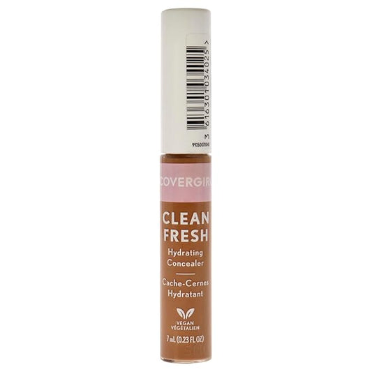 COVERGIRL Clean Fresh Hydrating Concealer, Deep, 0.23 Fl Oz-Velvo Beauty