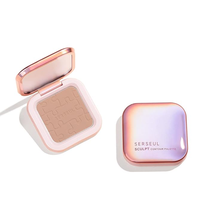 Face Contour Palette Face Sculpting Contouring Palette Powder Bronzer Makeup Palette with brush - Highly Pigmented Contour Powder For Contouring-Velvo Beauty
