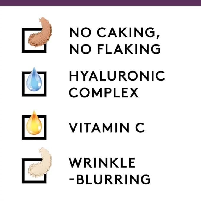 Covergirl Simply Ageless Instant Wrinkle Blurring Pressed Powder, Fair Ivory, 0.39 Ounce-Velvo Beauty