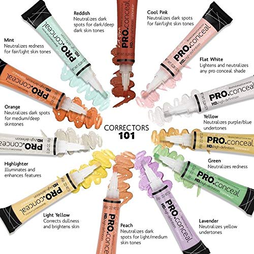 L.A. Girl Pro Concealer, Toffee, 0.28 Oz (LAX-GC984-B)-Velvo Beauty
