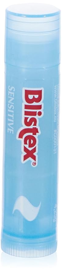 Blistex Simple & Sensitive Lip Balm, 0.15 Ounce Tube – Hypo-Allergenic Unflavored Lip Balm, Gentle Lip Moisturizer For Dry Lips, Contains Shea & Cocoa Butter-Velvo Beauty