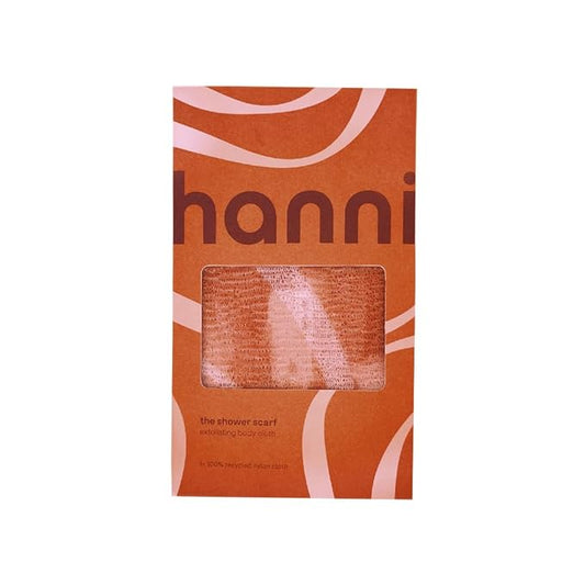 HANNI Extra-Long Shower Scarf, Japanese-Inspired Exfoliating Body Scrubber, Loofah-Like Wash Cloth for Dead Skin Removal-Velvo Beauty