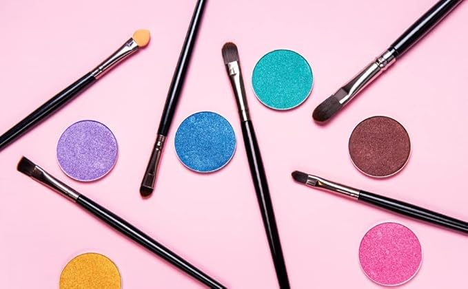 Mardi Gras Shimmering Purple Pink Violet Pressed Powder Single Vegan Eyeshadow; Talc, Paraben & Cruelty Free-Velvo Beauty