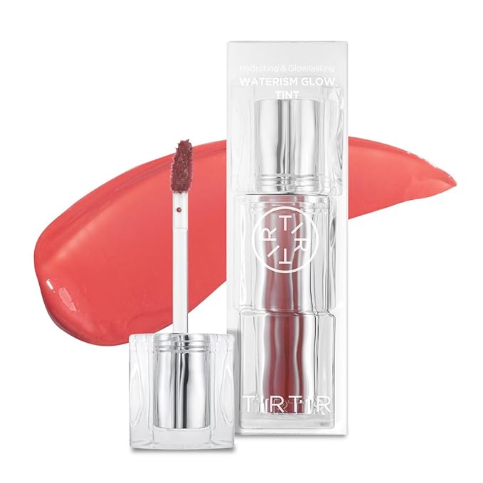 TIRTIR Waterism Tinted Lip Gloss #02 Merry Coral, 0.14 Fl Oz – Kiss Ready Lipgloss, 12H Long Lasting Non Sticky Natural Tinted Glow Korean Multiuse Cheek and Lip Tint for Women gift-Velvo Beauty