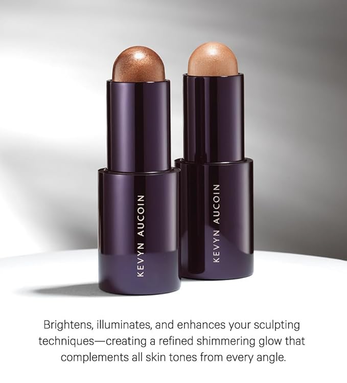 Kevyn Aucoin the Lighting Stick, soft light (fair to light skin tones): Makeup complexion enhancer. Reflects light, brightens angles. Made in Italy.-Velvo Beauty
