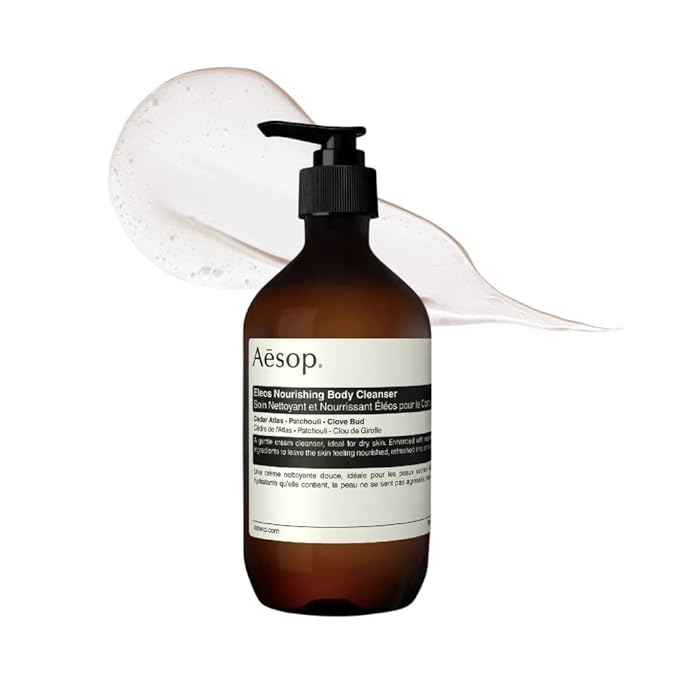 Aesop Eleos Nourishing Body Cleanser | Hydrating Ingredients For Refreshed, Soft Skin | Enriched With Emollients, Humectants, Purifying Botanicals | 500mL / 16.9oz-Velvo Beauty