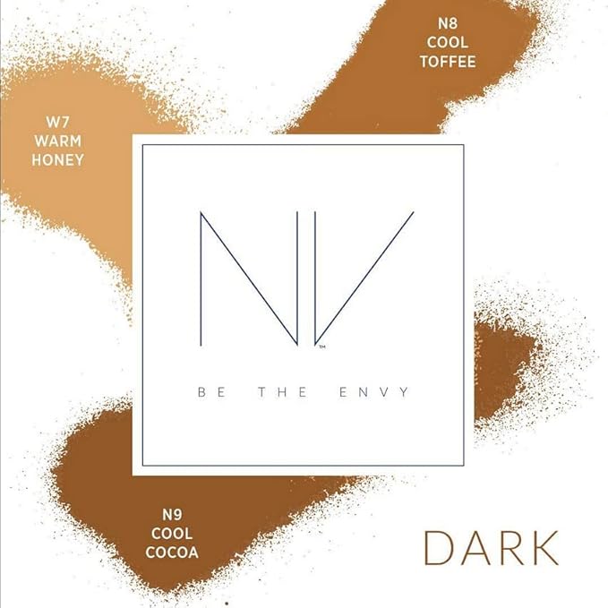 NV BB Perfecting Mist Foundation Buildable Coverage Professional Airbrush Makeup with Plant-based Stem Cell Polypeptides, Vitamins A, D, E and Aloe, 1.5 ounces, Cool Toffee-Velvo Beauty