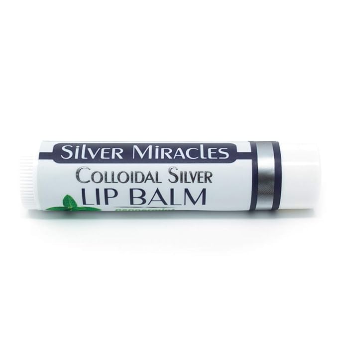 Colloidal Silver Peppermint Lip Balm (1)-Velvo Beauty