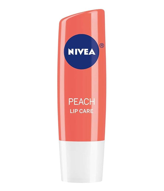 Nivea Peach Lip Care 0.17 oz / 4.8 g (Pack of 1)-Velvo Beauty