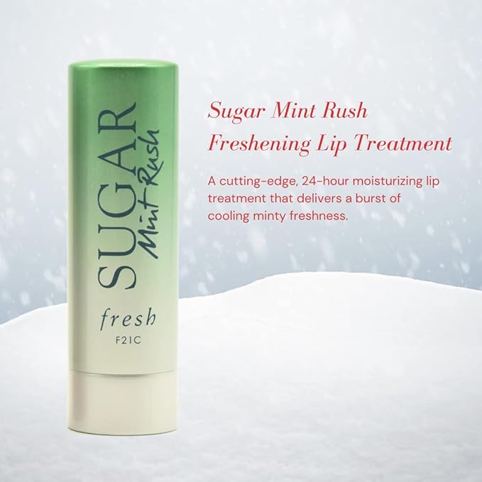 Fresh Color & Care Sugar Lip Set: Sugar Mint Rush Freshening, Rose Tinted Lip Treatment, and Advanced Therapy-Velvo Beauty