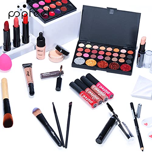 Makeup Sets For Women Brush Sets(Eyeshadow,Primer,Concealer,lipstick,lipgloss,Eyeliner,Eyebrow,Makeup brushe,Mascara &more) (27 sets A)-Velvo Beauty