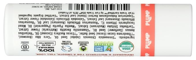 LIP FOOD® Plump Organic Lip Balm, 0.15 oz.-Velvo Beauty