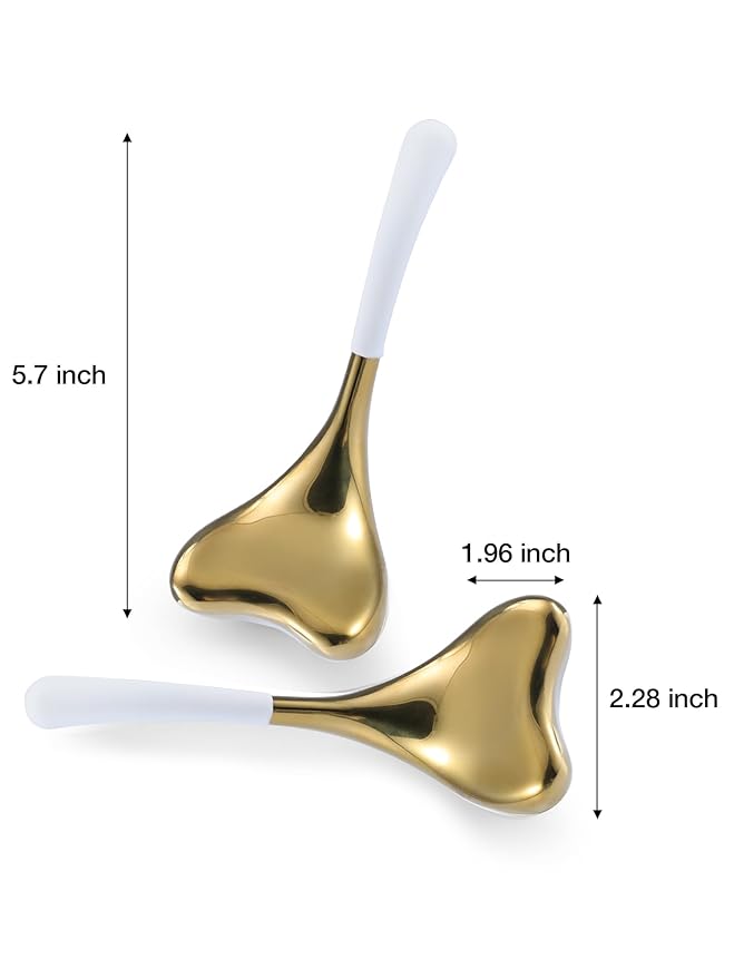 2-in-1 Gua Sha Cryo Sticks, Facial Skin Care Tools for Women Facial Massager, Unbreakable Stainless Steel Esthetician Supplies, Cooling Ice Globes Roller with Carry Case-Velvo Beauty