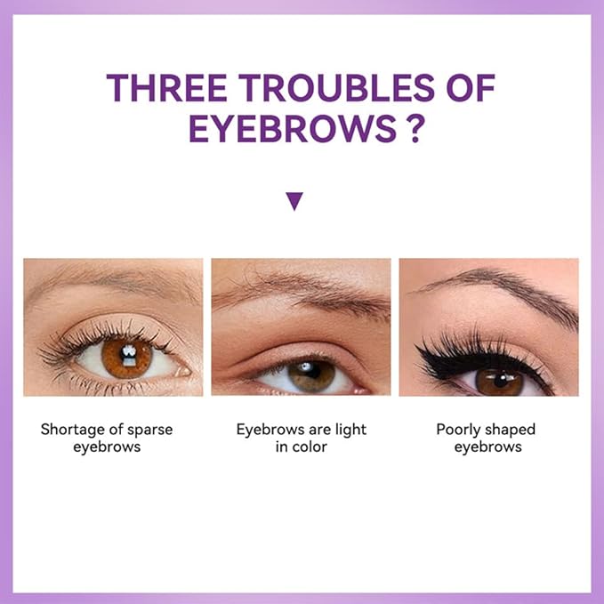 2Pcs Peel Off Eyebrow Tint Gel - Waterproof & Sweatproof All-Day Wear, Transfer-Resistant Tattoo Effect, All Skin Types + Mother’s Day Gift Set, 04#Gray Brown-Velvo Beauty