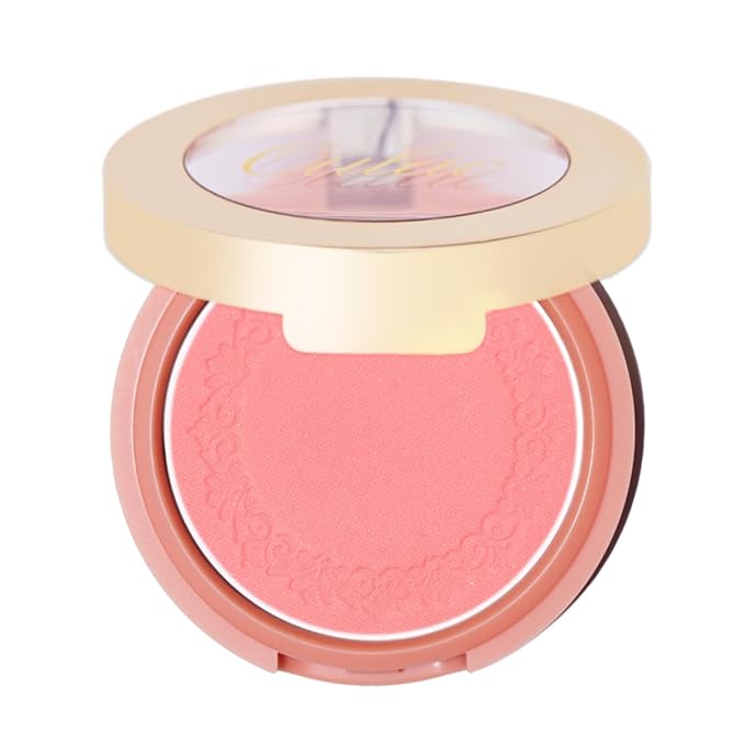 Oulac Yellow Pink Blushers for Cheeks Fair Skin Vegan,Mineral Powder Blush,Rich Colors, Buildable Blusher, Easy to Blend,Vegan,4,8g 13 Petal Blossom-Velvo Beauty