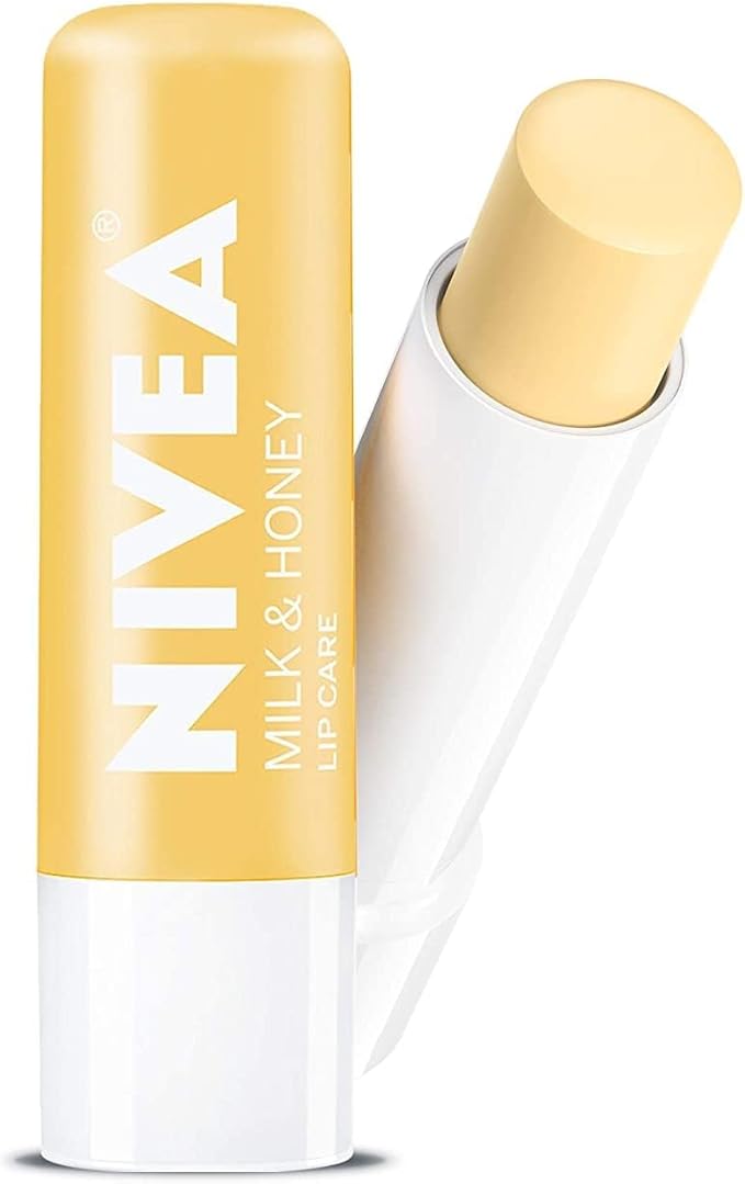Nivea Milk and Honey Lip Care 0.17 Ounces (Pack of 3-Velvo Beauty