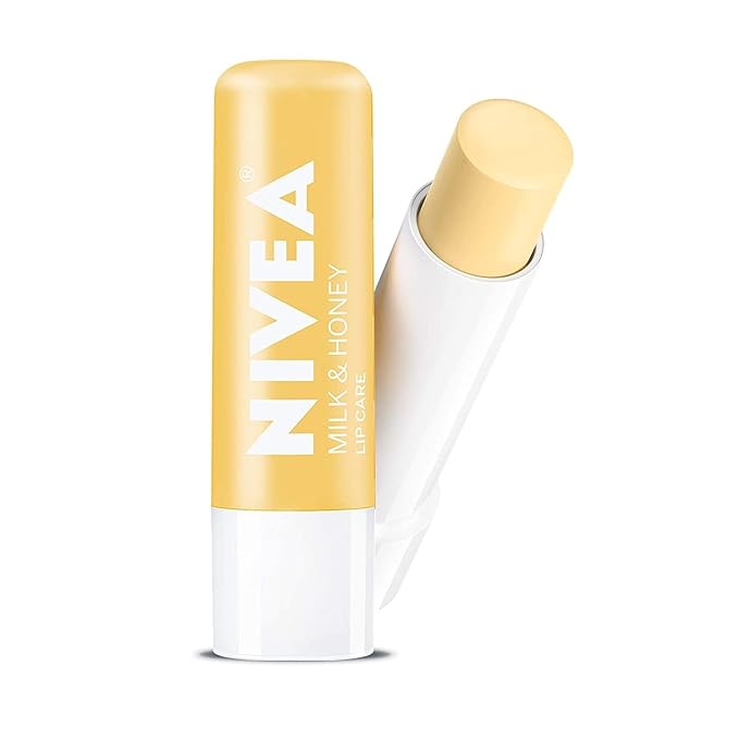 NIVEA A Kiss of Milk & Honey Natural Defense & Soothing Lip Care 0.17 oz (Pack of 7)-Velvo Beauty