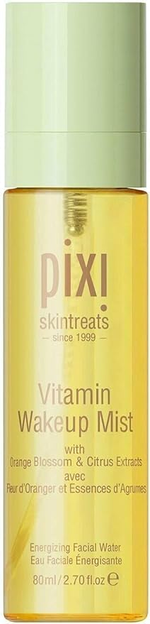 Pixi Vitamin-C Wakeup Mist | Helps Cool, Refresh, and Wake Up Skin | Adds Hydration | Boosting Treatment Toner | 2.7 fl oz / 80ml-Velvo Beauty