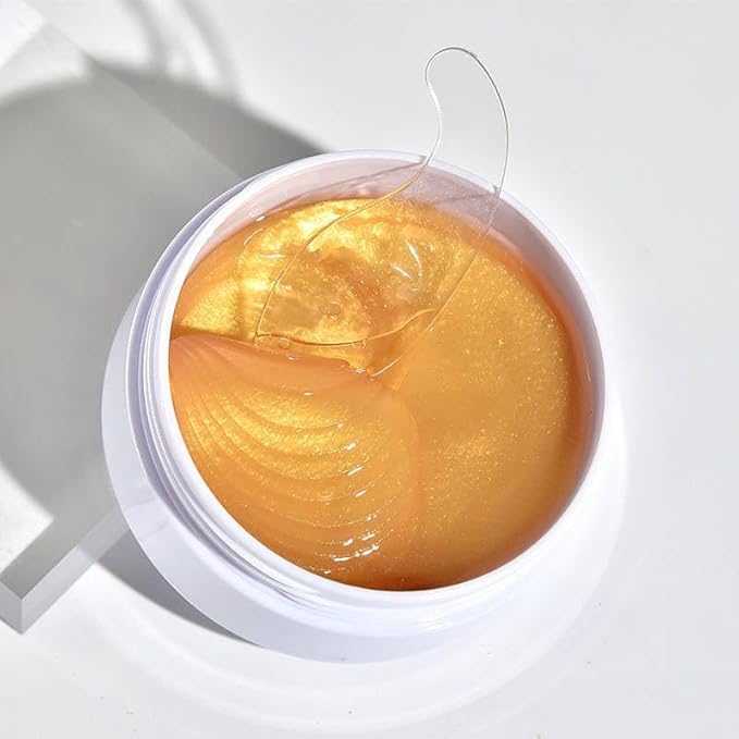 Nourishing Collagen & Peptide Under Eye Patches. With Vitamin E and Hyalauronic Acid. All Organic, Vegan and Paraben Free. (Black)-Velvo Beauty