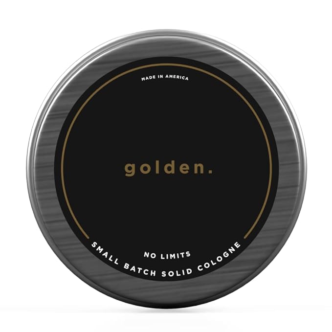 Golden Grooming Co. Solid Cologne - Travel-Sized Concentrated Balm - Solid Perfume with Subtler Scent and Long-Lasting Fragrance - For Men of Color - 1 oz Tin-Velvo Beauty