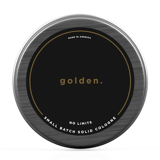 Golden Grooming Co. Solid Cologne - Travel-Sized Concentrated Balm - Solid Perfume with Subtler Scent and Long-Lasting Fragrance - For Men of Color - 1 oz Tin-Velvo Beauty