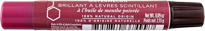 Burt's Bees Lip Shimmer, Watermelon 0.09 oz (Pack of 5)-Velvo Beauty