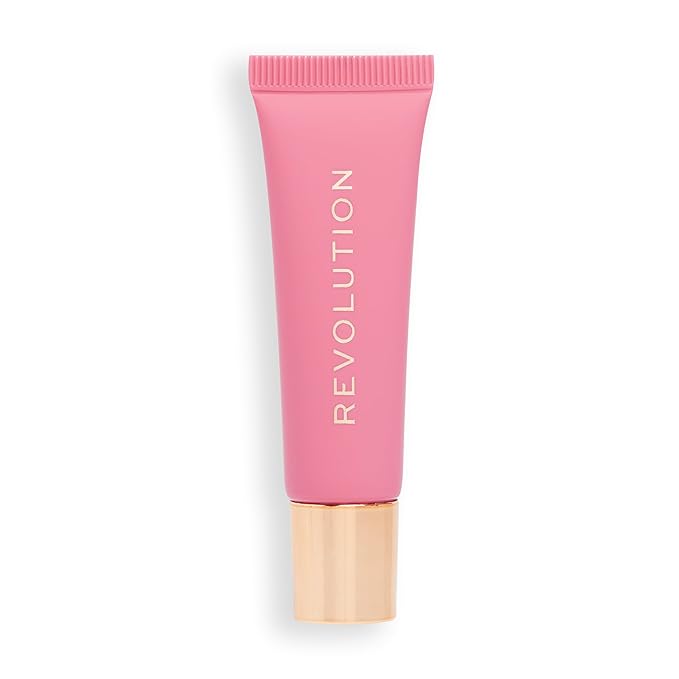 Revolution Beauty, Juicy Peptide Lip Balm, Hydrating & Plumping Lip Balm with Sheer Color, Infused with Vitamin E & Peptides, Pink Strawberry, 0.27 Fl. Oz-Velvo Beauty