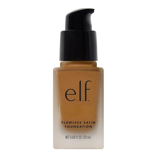 e.l.f. Flawless Finish Foundation, Lightweight & Medium Coverage, Semi-Matte Finish, Maple, 0.68 Fl Oz (20mL)-Velvo Beauty