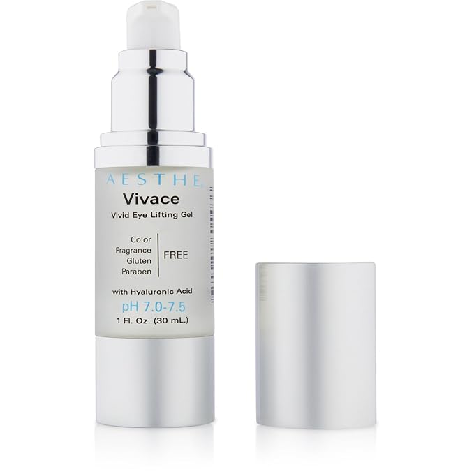 Vivace Eye Lifting Gel - Revitalize & Firm - Natural Botanical Ingredients - Morning Skincare - Cucumber Extract, Sea Kelp, Hyaluronic Acid & More - Suitable for All Skin Types- 1 fl oz-Velvo Beauty