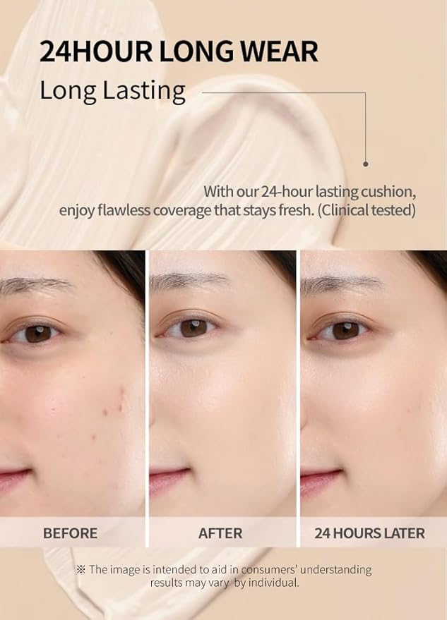 Mesh tight up cushion foundation 01, light beige, Korean compact foundation, natural coverage, glow, sweat proof makeup, long lasting, all skin type-Velvo Beauty