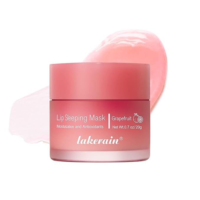 Lip Mask Sleeping,Nourish Hydrate Lip Mask,Lip Oil,Lip Balm, Lip Skin Care,Hydrating, Moisturizing Lip Lines Night Sleep Anti-chapped Lip Cream (Grapefruit)-Velvo Beauty