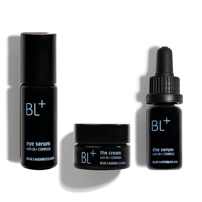 Blue Lagoon - BL+ Award Winners Kit, BL+ Eye Serum, BL+ The Serum, BL+ The Cream (20% Savings - $268 Value) | Sustainable, Bioactive Luxury Skincare (3-Piece Set)-Velvo Beauty