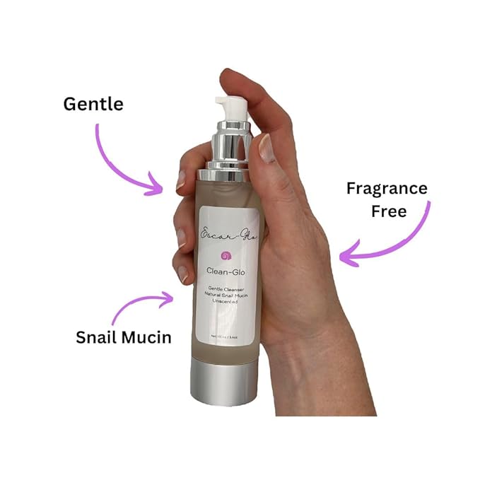 Trio Snail Mucin Unscented Cleanser, Toner and Moisturizer Skin Care Set, White-Velvo Beauty