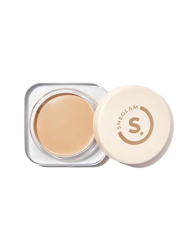 SHEGLAM Hydrating Cream Full Coverage Foundation Balm Long Lasting Concealer Face Foundation for Dry Skin - Shell-Velvo Beauty