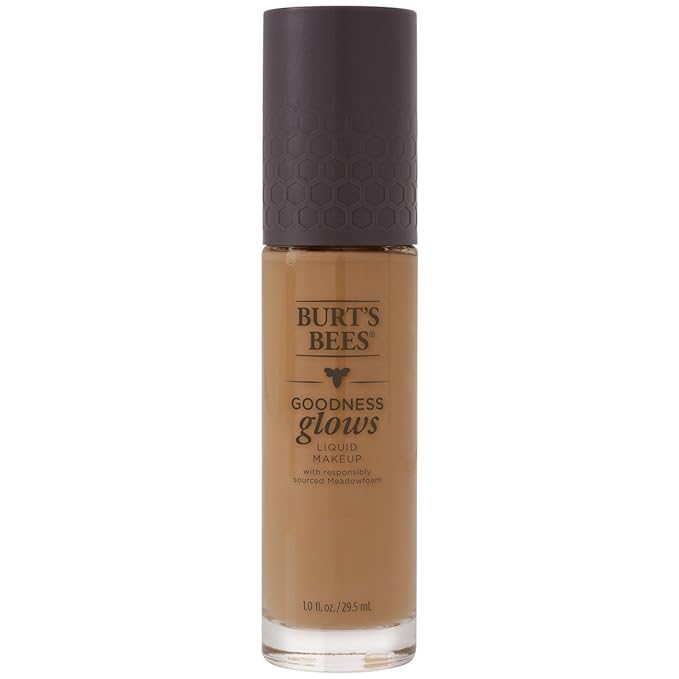 BURTS BEES Medium Sand Goodness Glows Liquid Makeup, 1 FZ-Velvo Beauty