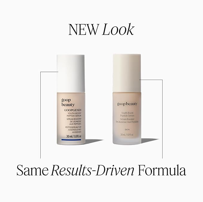 goop Beauty Peptide Serum |Reduces Fine Lines, Wrinkles, & Dark Spots | Peptides, Ceramides, & Niacinamide | Anti Aging Treatment to Improve Firmness & Elasticity | 1 fl oz-Velvo Beauty