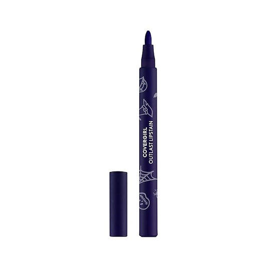Covergirl Outlast, Spider's Web, Lipstain Halloween Limited Edition, Transfer-Proof, Non-Drying, Lightweight, Buildable, 0.05oz-Velvo Beauty