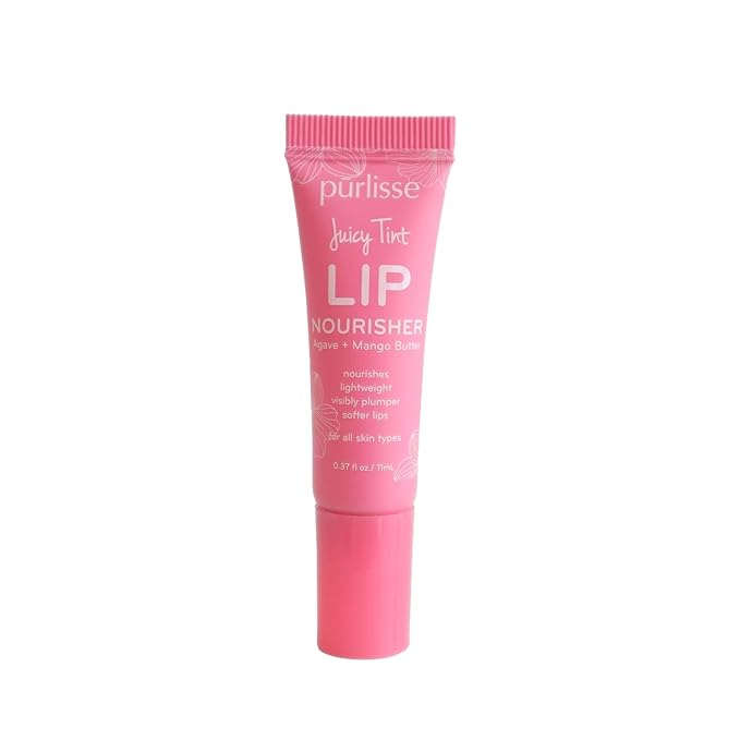 Purlisse Juicy Tint Lip Nourisher - Tinted Lip Moisturizer (Pink Shine)-Velvo Beauty