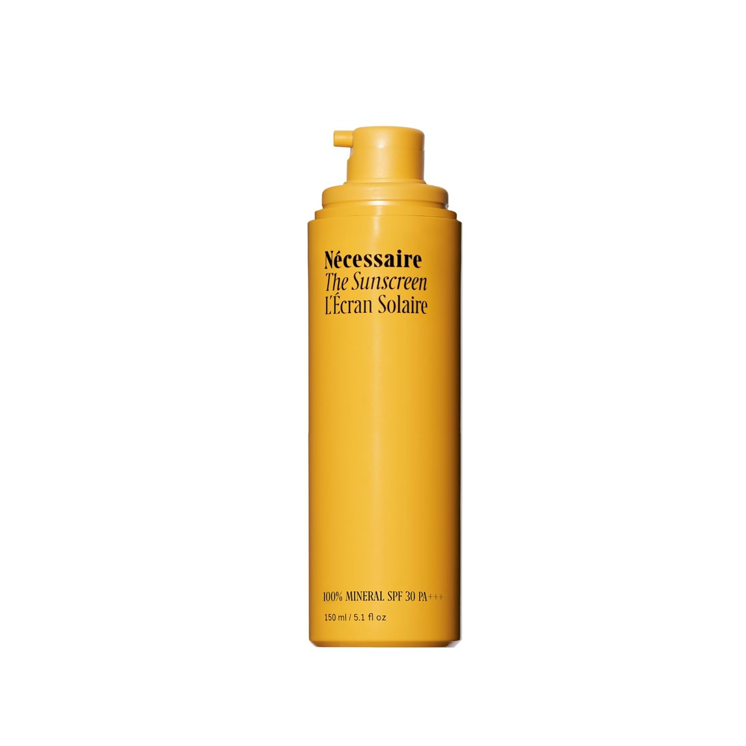 Nécessaire The Mineral Sunscreen SPF 30 PA+++. For The Body. Broad Spectrum. Zinc Oxide, Hyaluronic Acid, Niacinamide. Hydrate. Protect Against Sun Damage + Premature Aging. Dermatologist-Tested 5.1oz-Velvo Beauty