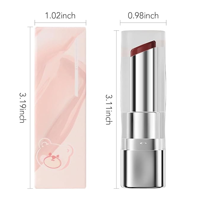 1Pcs Tinted Lip Balm Moisturizing Lipstick – Deep Rose Colored Bean Paste Sheer Hydrating Lip Color for Dry Lips Nourishing Lip Balm for All Women with a Subtle Natural Scent (S05 Four Seasons)-Velvo Beauty