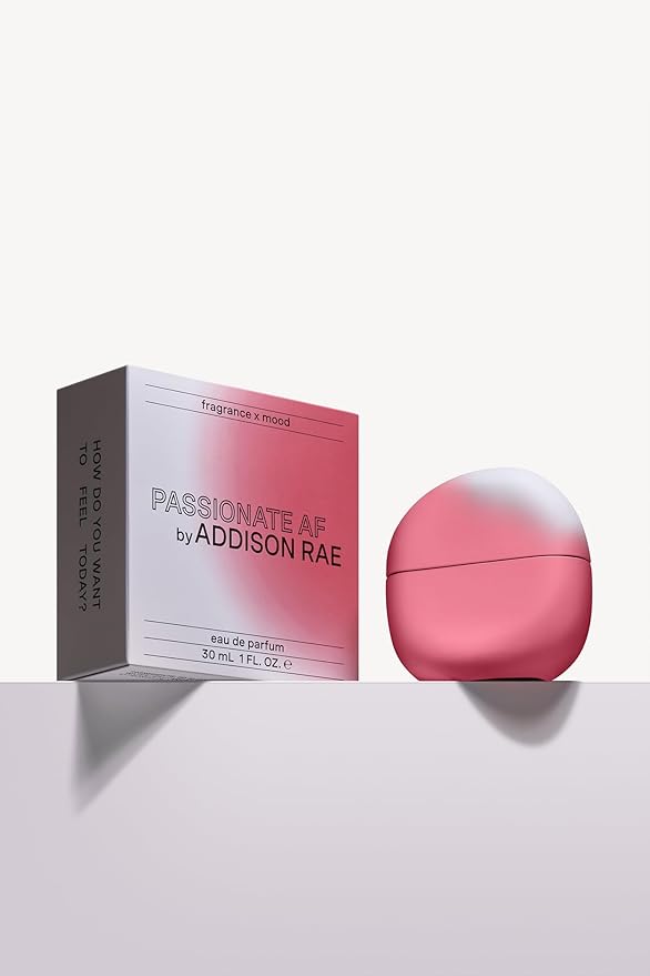 Addison Rae Fragrance Passionate - Luxury Perfume for Women - Fruity Floral Vanilla Scent - Eau De Parfum - Notes of Lychee, Jasmine - Long Lasting Vegan Travel Cologne - Gift for Her - 1 oz EDP Spray-Velvo Beauty